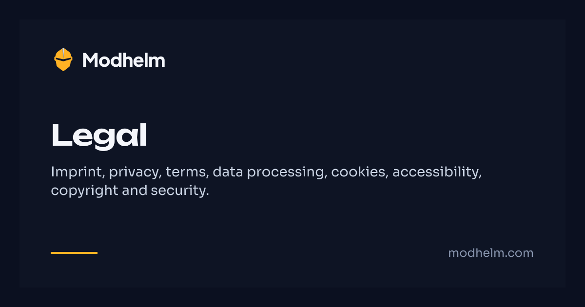 Cookie notice · Modhelm